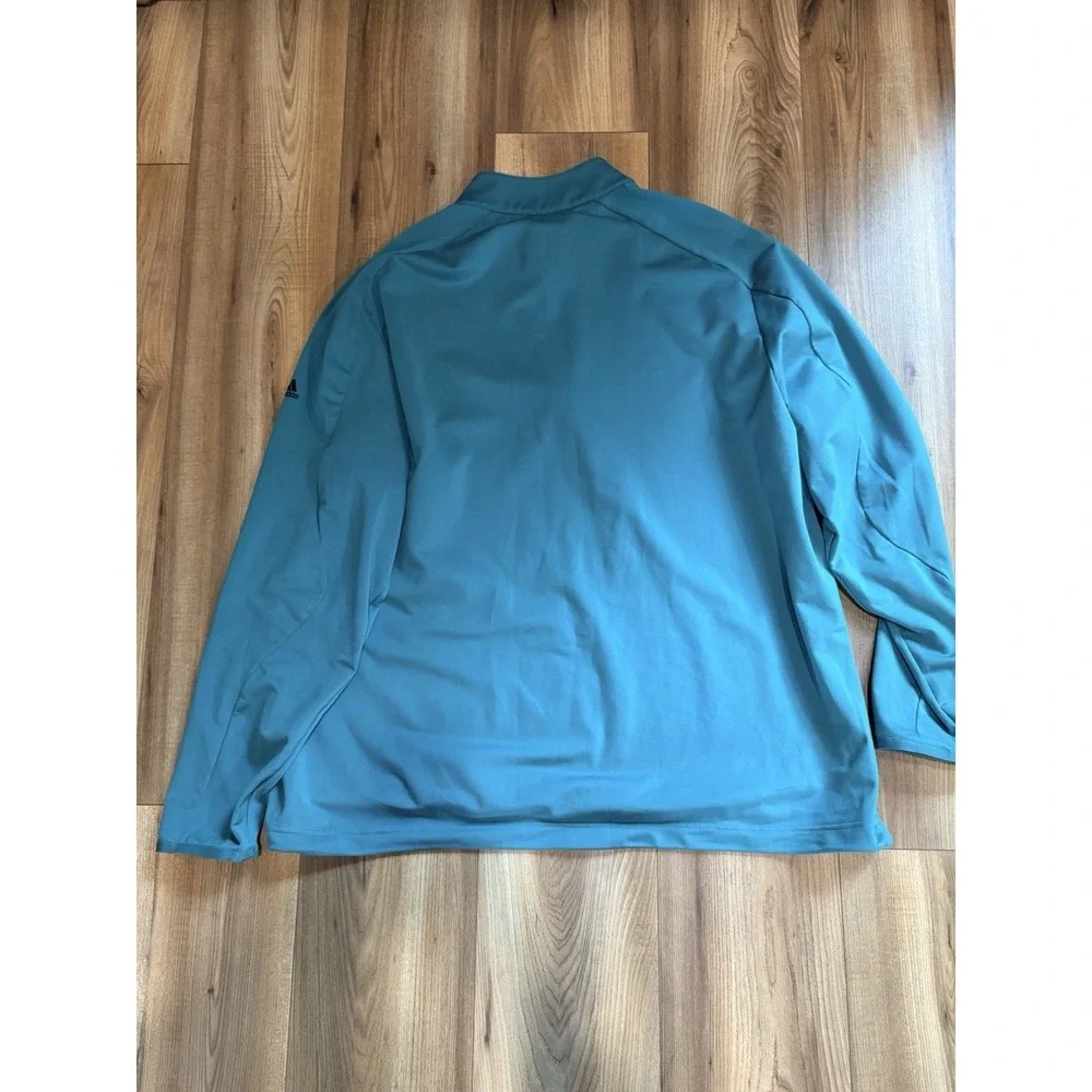 Adidas Climacool Quarterzip Pullover Men's 2XL Green Golf Fleece